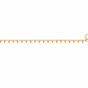 Elegant Gold Drop Artificial Anklet