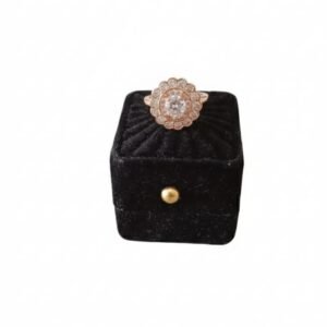 Adjustable Wildflower Sparkle Ring