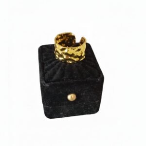 Adjustable Artisan Ripple Ring